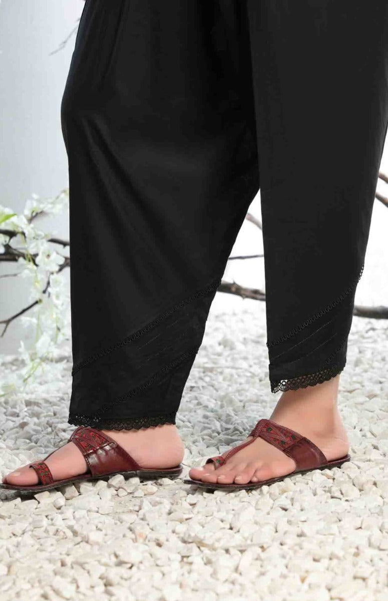 TROUSERS Stitched Cotton Trousers Collection 2022 By Tawakkal Fabrics D 1177 A