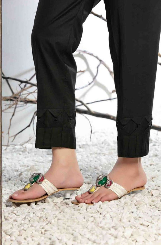 TROUSERS Stitched Cotton Trousers Collection 2022 By Tawakkal Fabrics D 1178 A