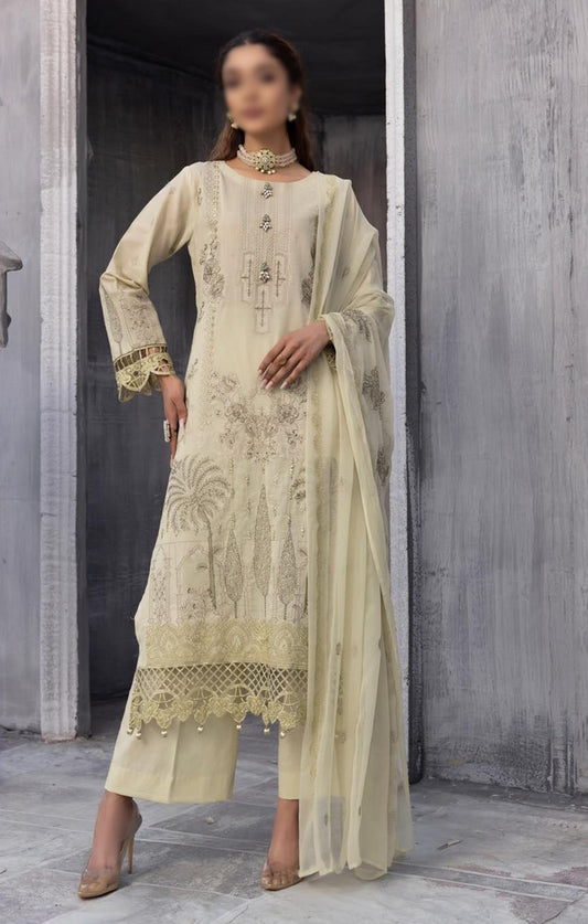 Design 12 Jaan-e-Tamanna Premium Embroidered Swiss Collection 2023