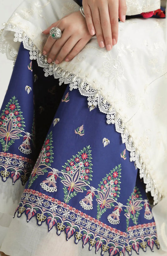 Zara ShahJahan Unstitched Lawn SS Collection 2024 - D 12 B DEENA