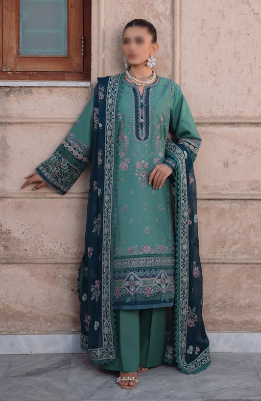 Xenia Farozaan Unstitched Lawn 2024 - D 12 ZEVAH