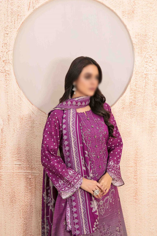 Noriza - Embroidered Digital Khaddar Collection - D 1301