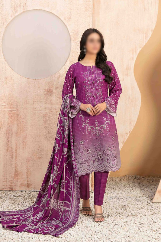 Noriza - Embroidered Digital Khaddar Collection - D 1301