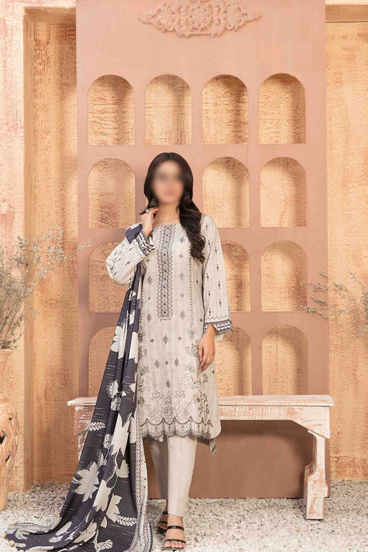 Noriza - Embroidered Digital Khaddar Collection - D 1302