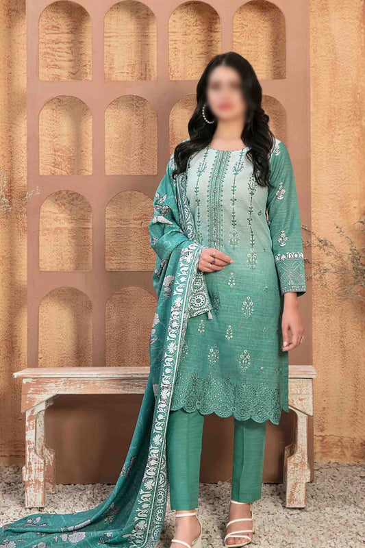 Noriza - Embroidered Digital Khaddar Collection - D 1303