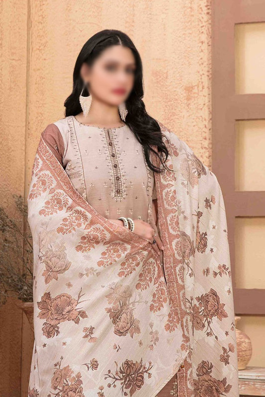 Noriza - Embroidered Digital Khaddar Collection - D 1304
