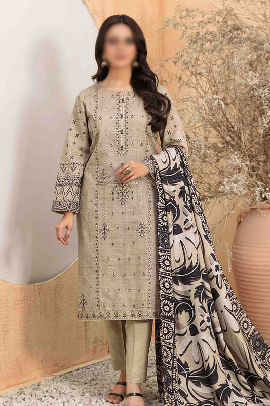 Noriza - Embroidered Digital Khaddar Collection - D 1306