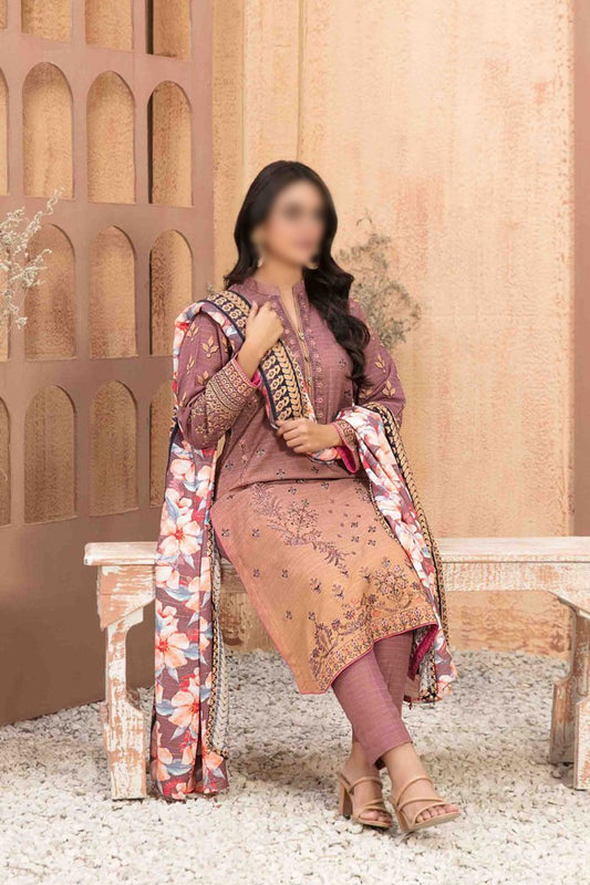 Noriza - Embroidered Digital Khaddar Collection - D 1309