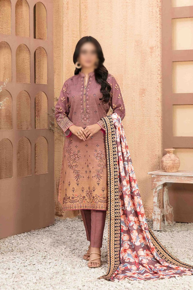 Noriza - Embroidered Digital Khaddar Collection - D 1309