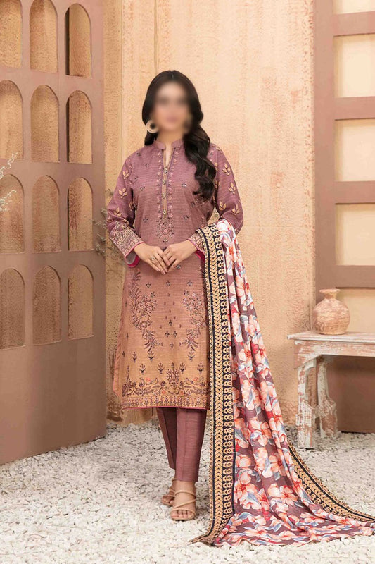 Noriza - Embroidered Digital Khaddar Collection - D 1309