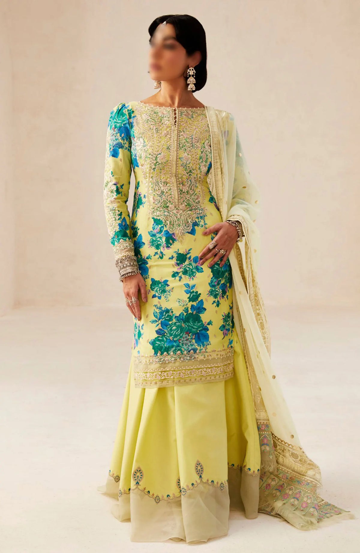 Zara ShahJahan Unstitched Lawn SS Collection 2024 - D 13 A PHOOLKARI