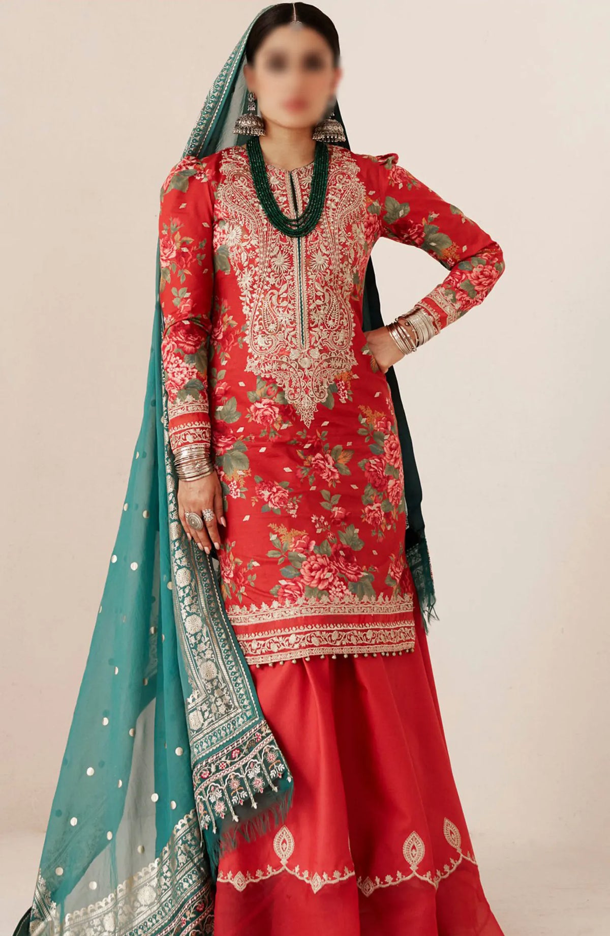 Zara ShahJahan Unstitched Lawn SS Collection 2024 - D 13 B PHOOLKARI