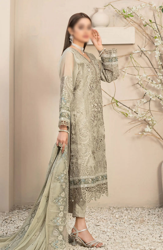 Dilaab - Fancy Organza Collection By Tawakkal Fabrics - D 1483