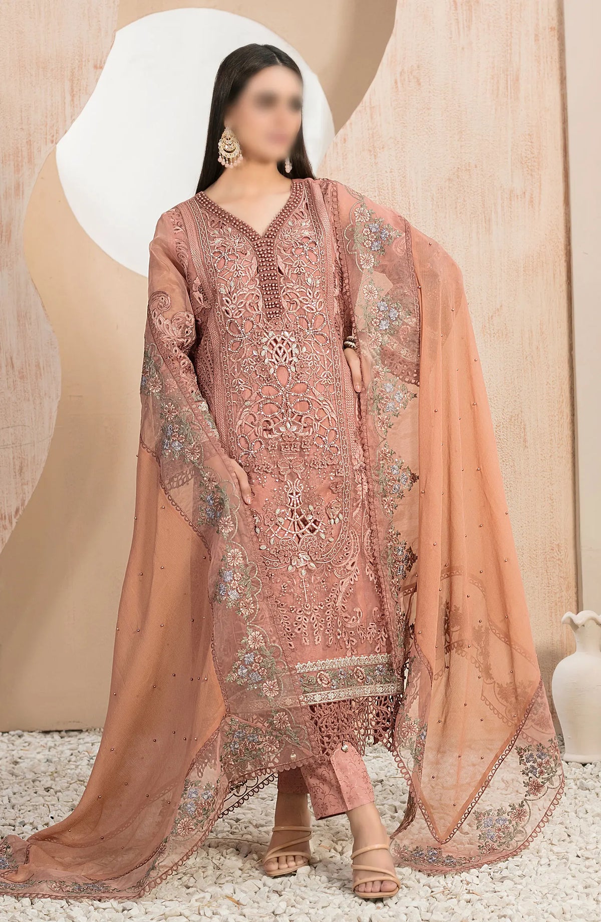 Dilaab - Fancy Organza Collection By Tawakkal Fabrics - D 1485