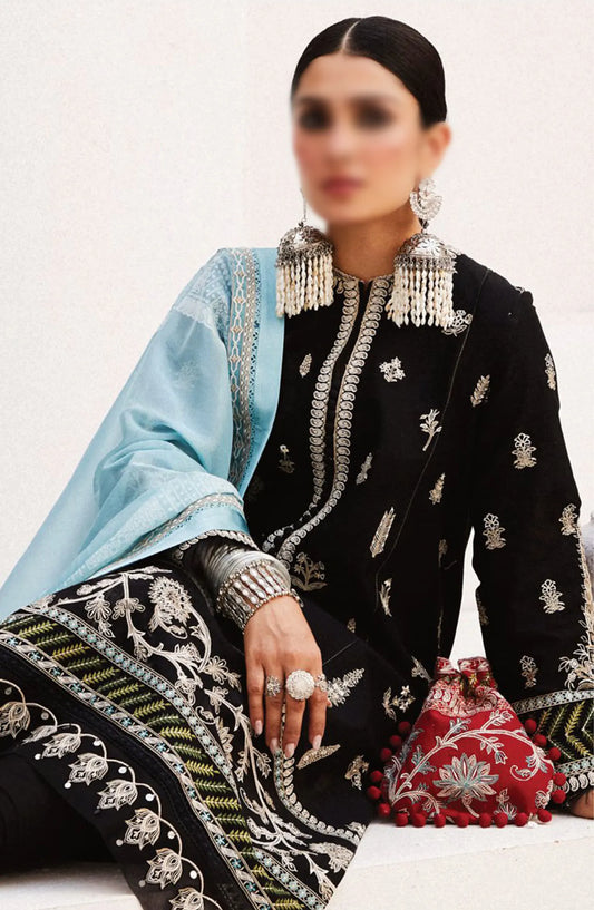 Zara ShahJahan Unstitched Lawn SS Collection 2024 - D 14 B MYRA