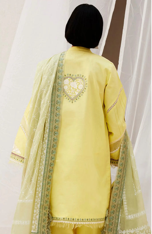 Zara ShahJahan Unstitched Lawn SS Collection 2024 - D 15 A DILARA