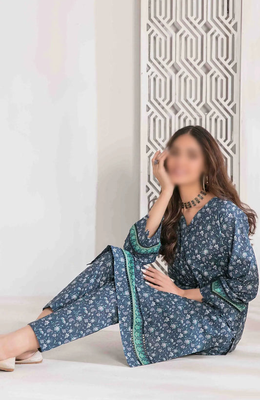 DIVANI VOL I Stitched Digital Printed 2pcs Collection 2024 - D 2115