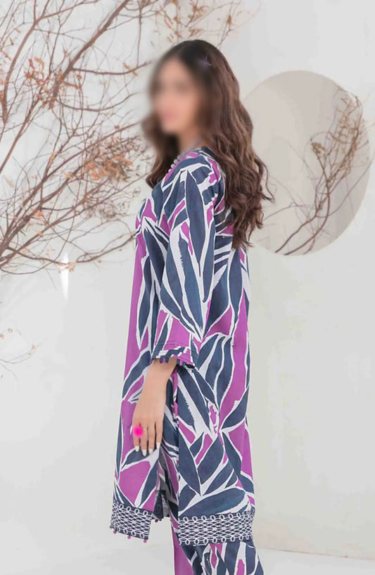 DIVANI VOL IV Stitched Digital Printed 2pcs Collection 2024 - D 2131