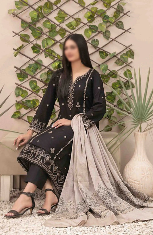 Zenel - Fancy Embroidered Jacquard Lawn Collection 2024 - D 2156