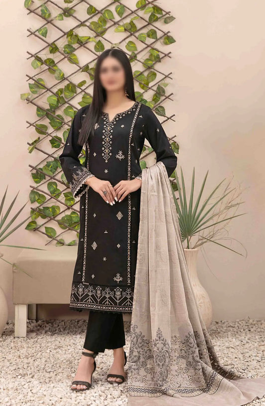 Zenel - Fancy Embroidered Jacquard Lawn Collection 2024 - D 2156