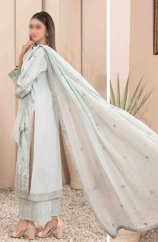 Zenel - Fancy Embroidered Jacquard Lawn Collection 2024 - D 2157