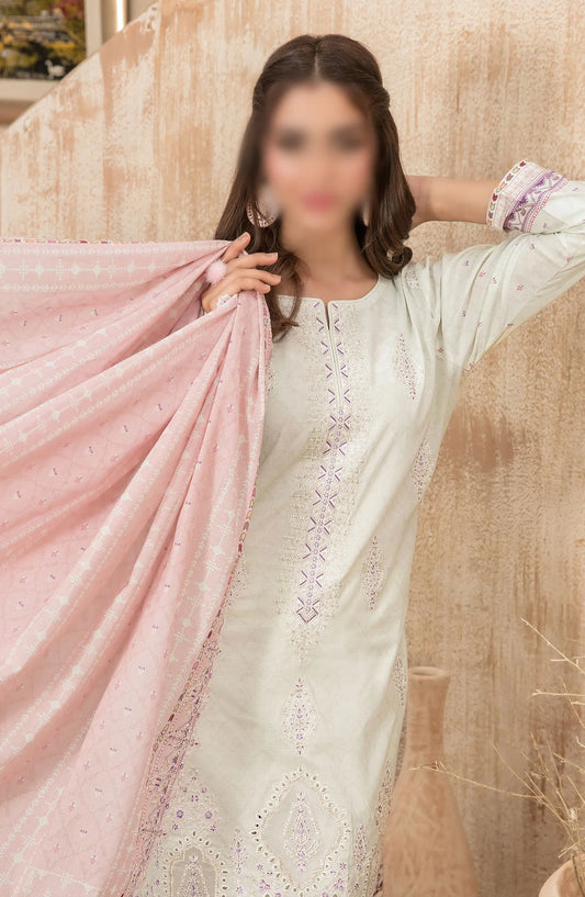 Farideh - Embroidered Digital Printed Lawn Collection 2024 - D 2593