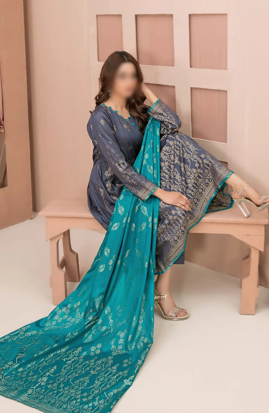 Jana Lawn Broshia Banarsi 3-piece Collection 2024 P1V - D 2732