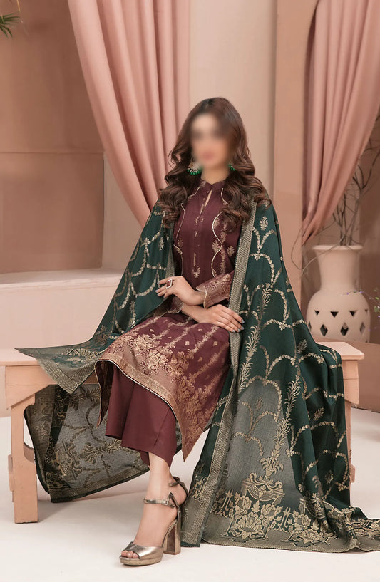 Jana Lawn Broshia Banarsi 3-piece Collection 2024 P1V - D 2733