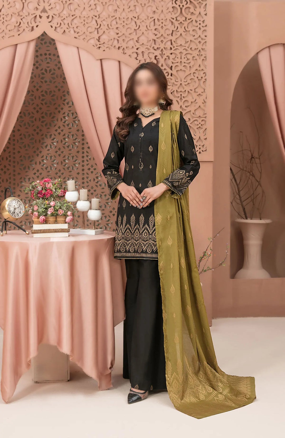 Jana Lawn Broshia Banarsi 3-piece Collection 2024 P1V - D 2735