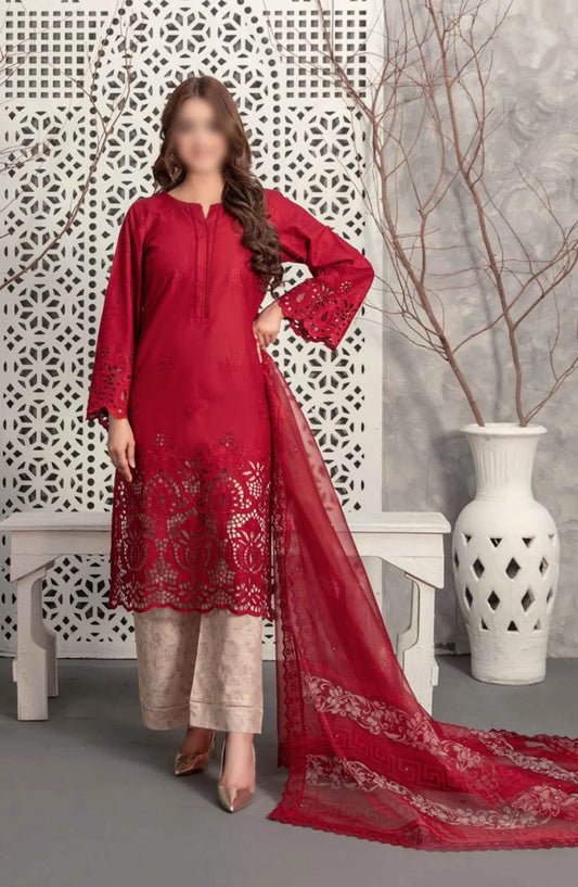 Samar - Schiffli Embroidered Lawn Collection - D 2933