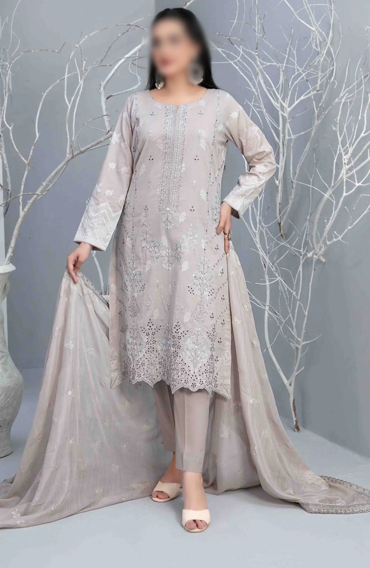 Gulshanara Vol V - Embroidered Lawn Banarsi Collection - D 3123