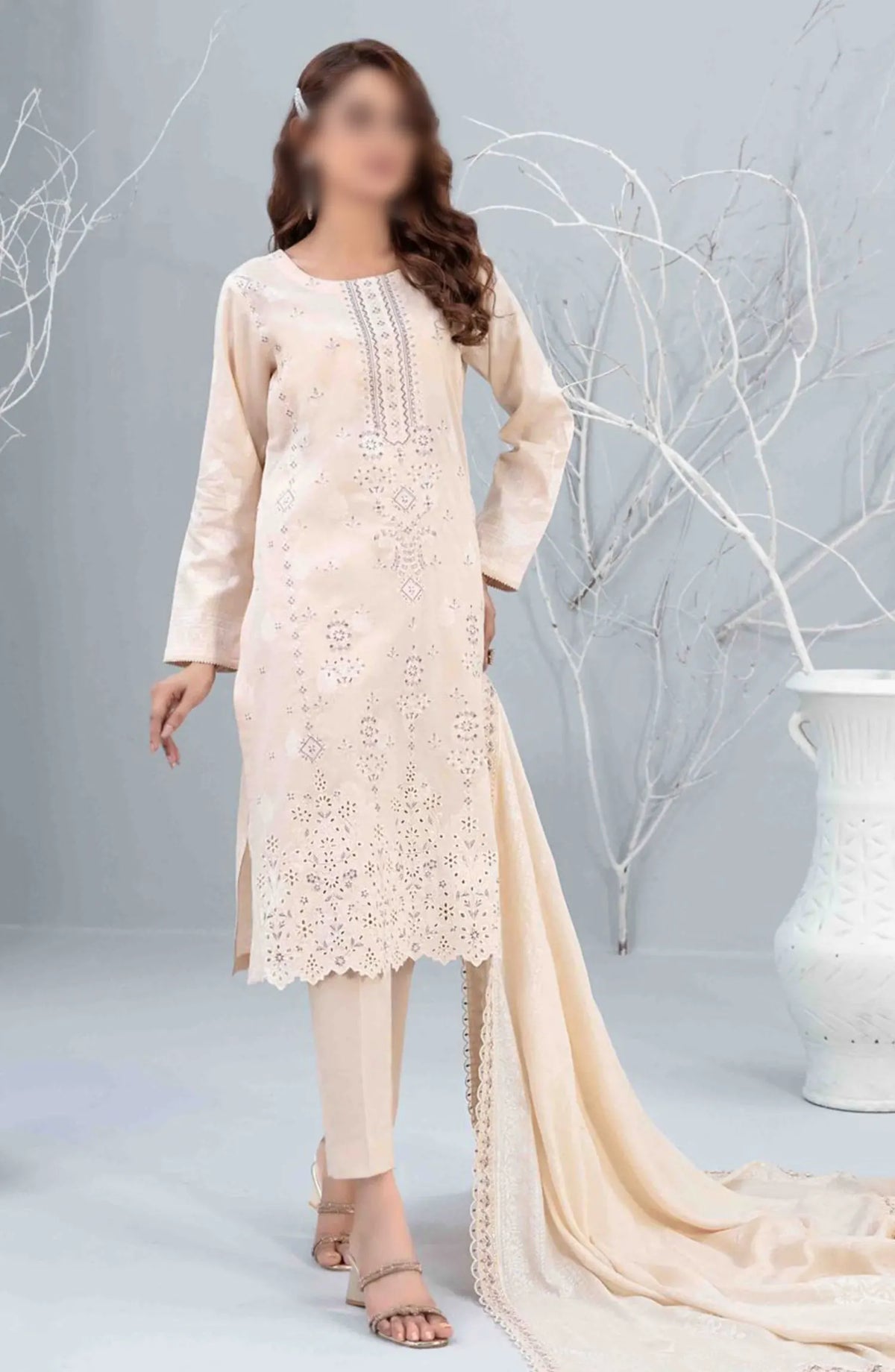 Gulshanara Vol V - Embroidered Lawn Banarsi Collection - D 3124