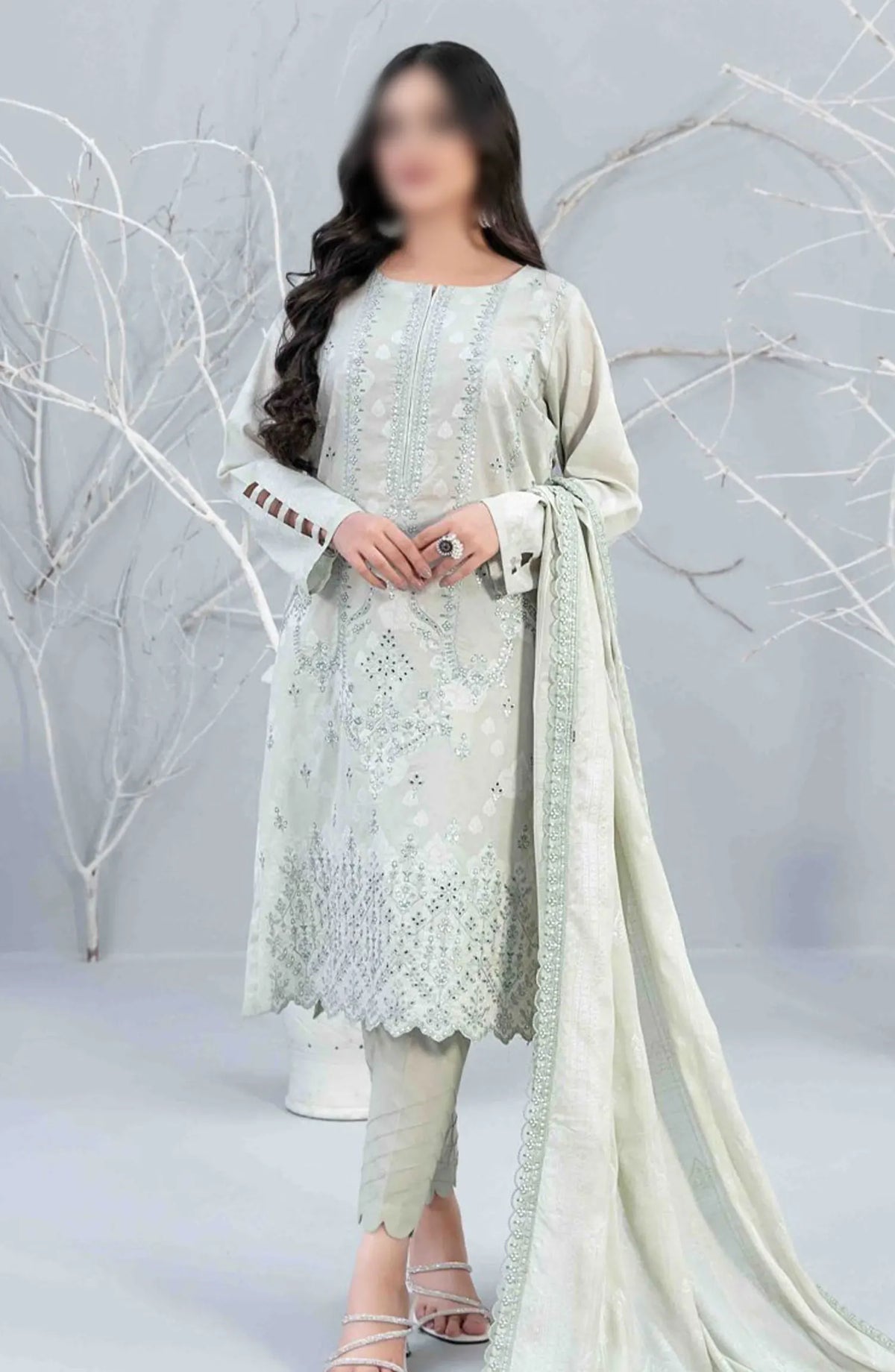 Gulshanara Vol V - Embroidered Lawn Banarsi Collection - D 3125