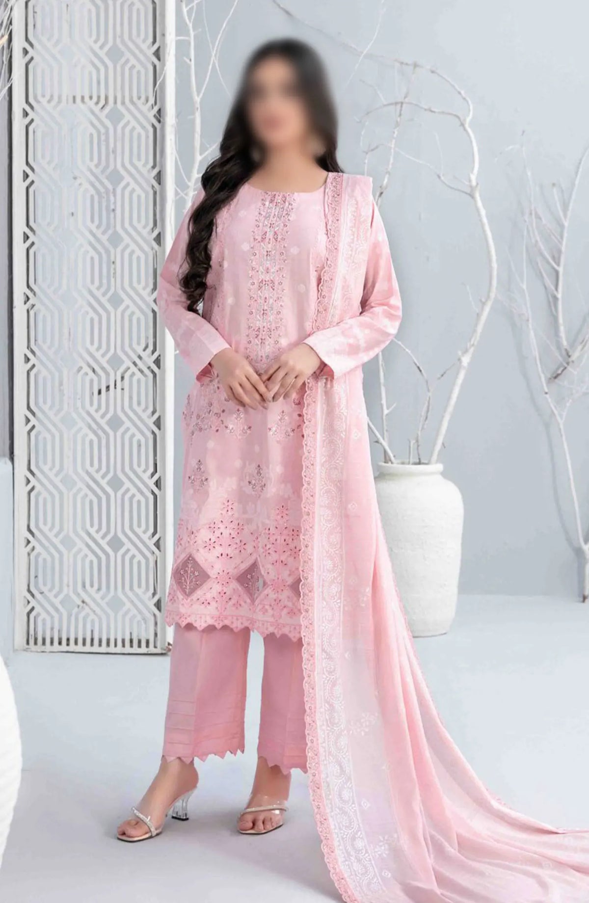 Gulshanara Vol V - Embroidered Lawn Banarsi Collection - D 3126