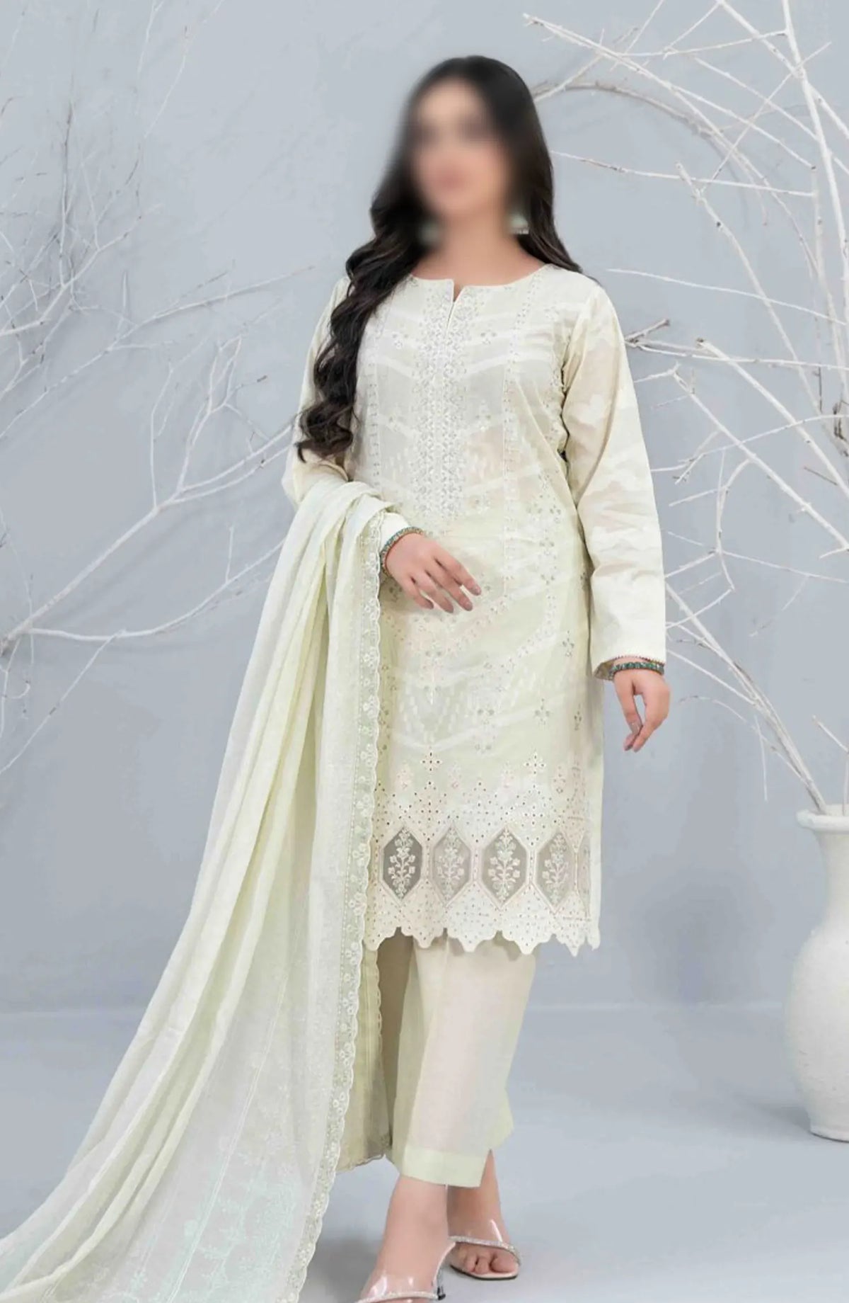 Gulshanara Vol V - Embroidered Lawn Banarsi Collection - D 3127