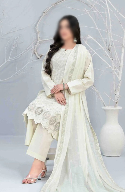 Gulshanara Vol V - Embroidered Lawn Banarsi Collection - D 3127