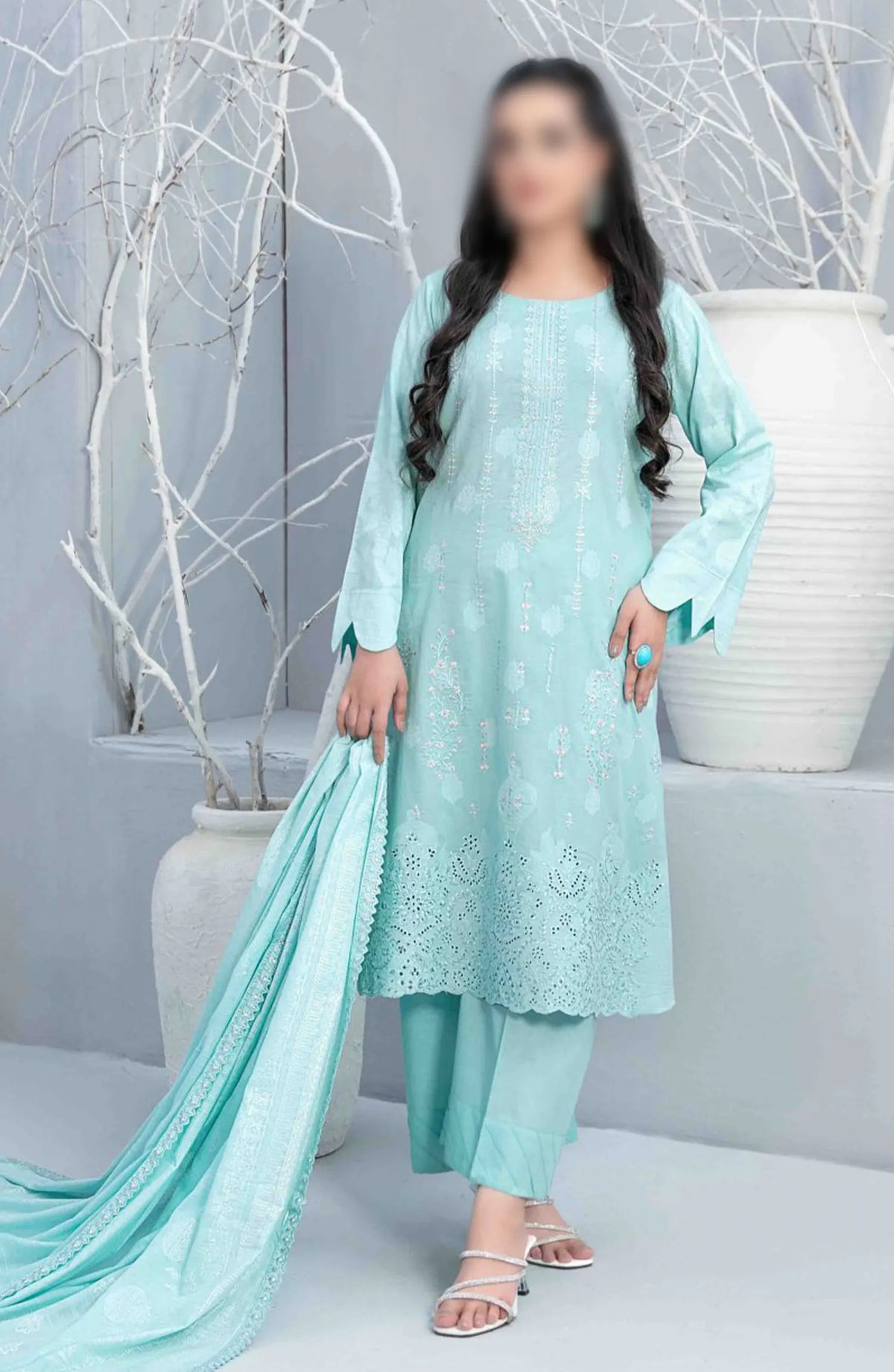 Gulshanara Vol V - Embroidered Lawn Banarsi Collection - D 3129