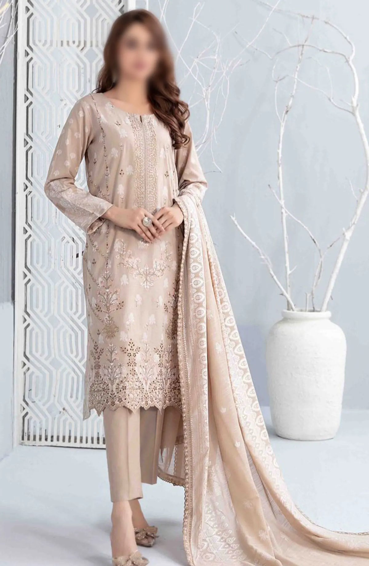 Gulshanara Vol V - Embroidered Lawn Banarsi Collection - D 3130