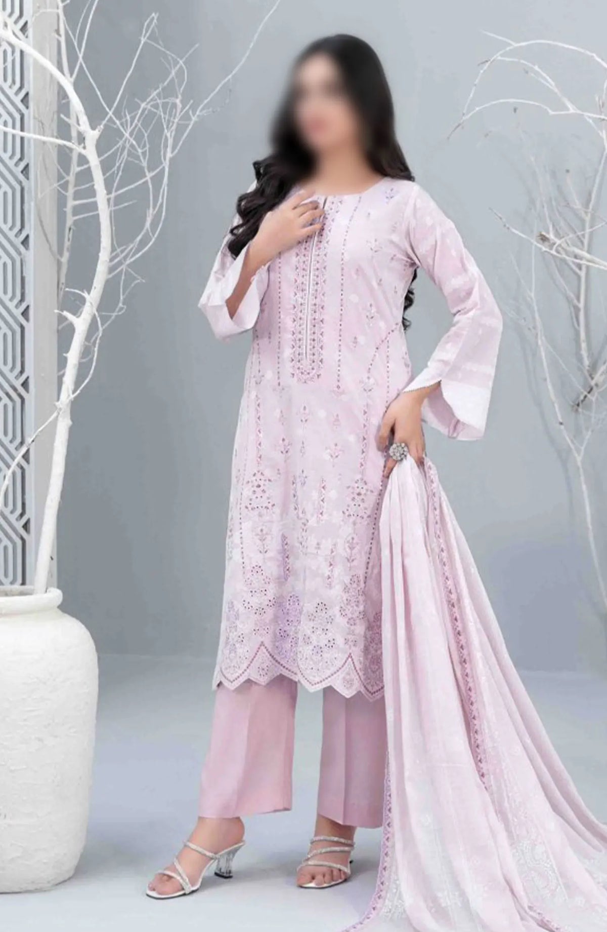 Gulshanara Vol V - Embroidered Lawn Banarsi Collection - D 3132