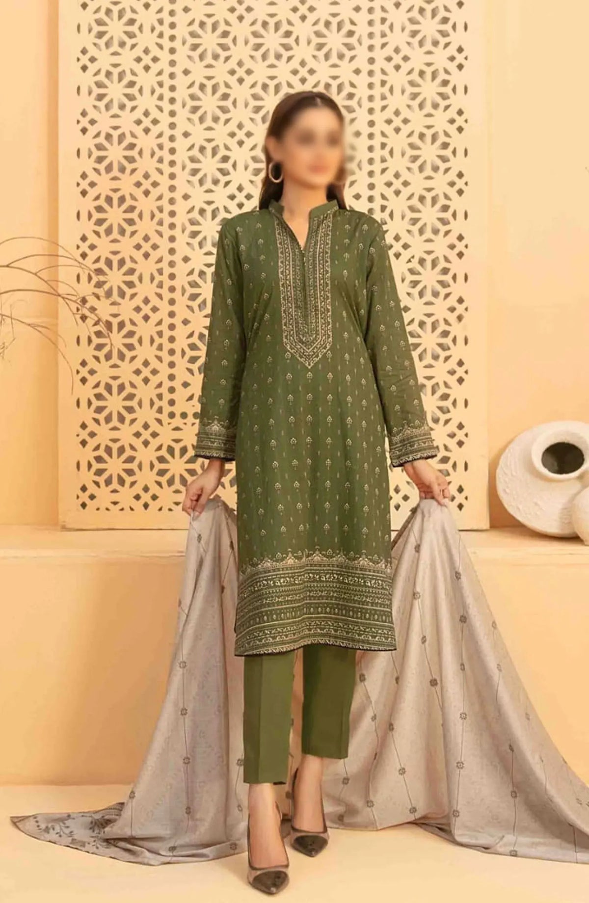 Syha - Digital Printed Lawn Collection - D 3557