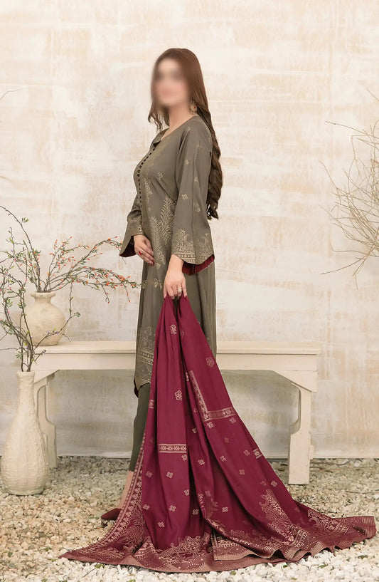 Umnia - Staple Broshia Banarsi 3pcs Collection - D 3884