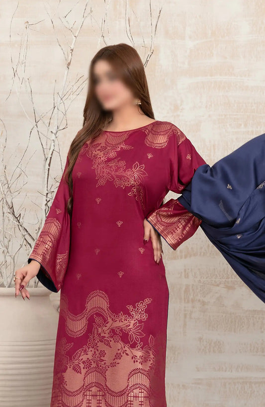 Umnia - Staple Broshia Banarsi 3pcs Collection - D 3885