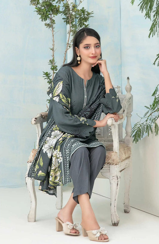 Nese - Stitched Digital Printed Staple 3pcs Collection-TKN-D 5042