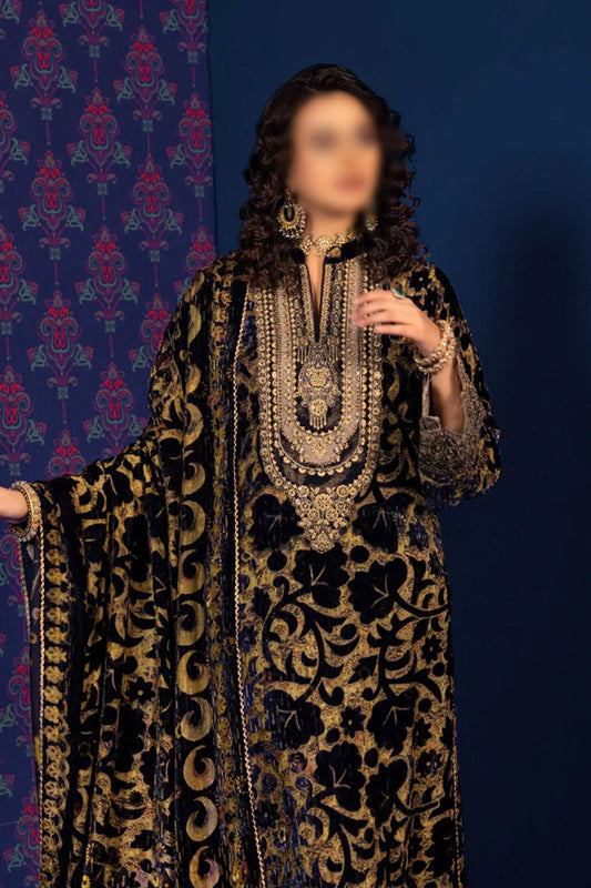 Adan Libas Plachi Embroidered Unstitched Collection 2023 - D 5401