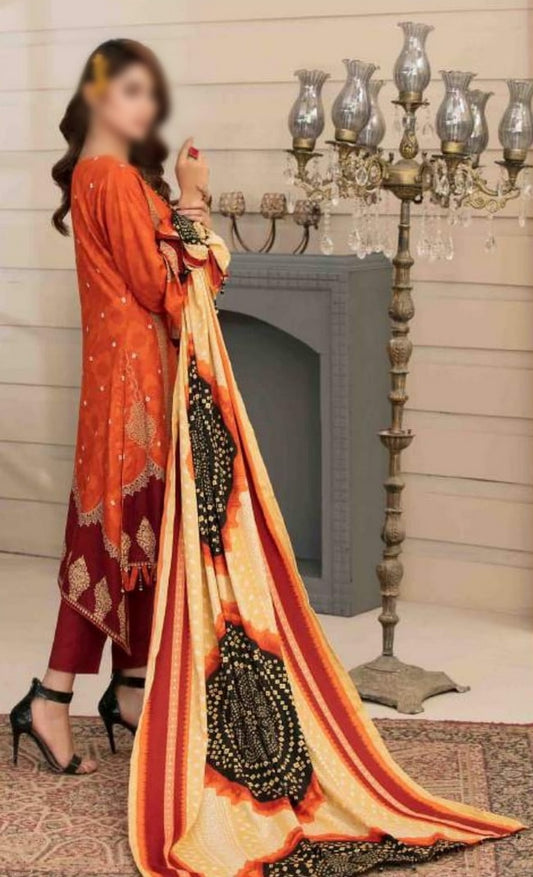 Amna Sohail SERAFINA Linen Collection'21 D-6278