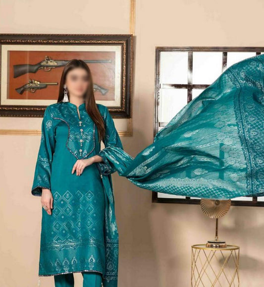 D 7083 Saisha Lawn Banarsi Collection By Tawakkal Fabrics