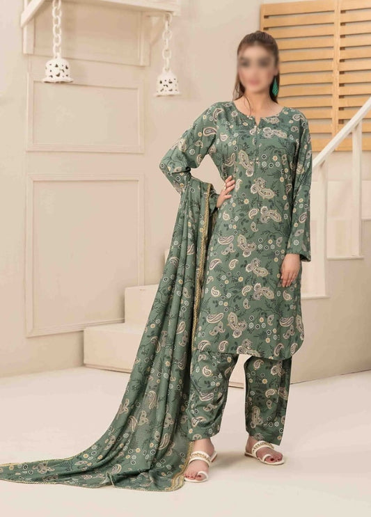 PORTRAITS Unstitched Cotton Digital Printed 3-pcs Collection 2022 D 8042