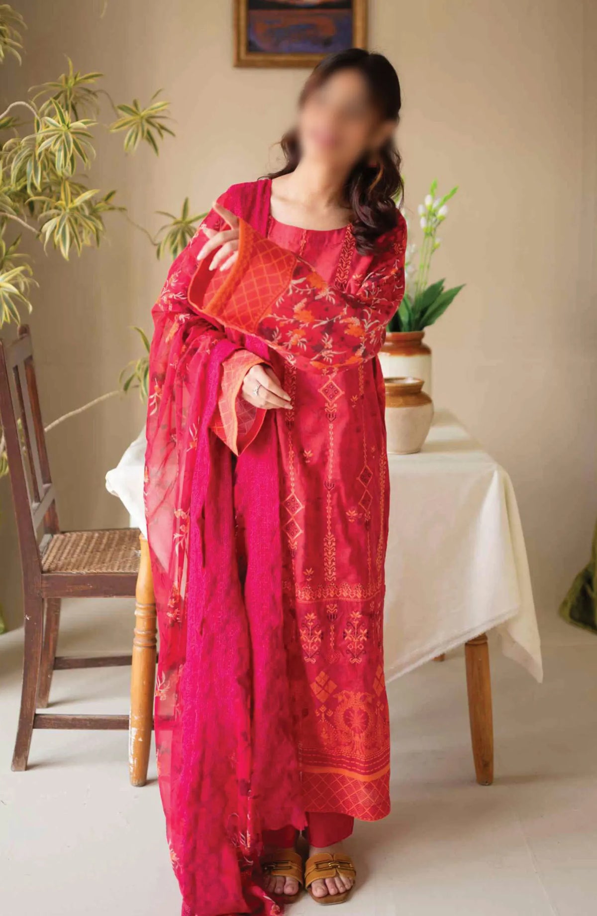 LUXOR Embroidered Luxury Lawn Collection 2024 - D 8142