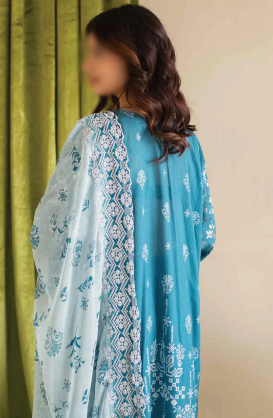 LUXOR Embroidered Luxury Lawn Collection 2024 - D 8147