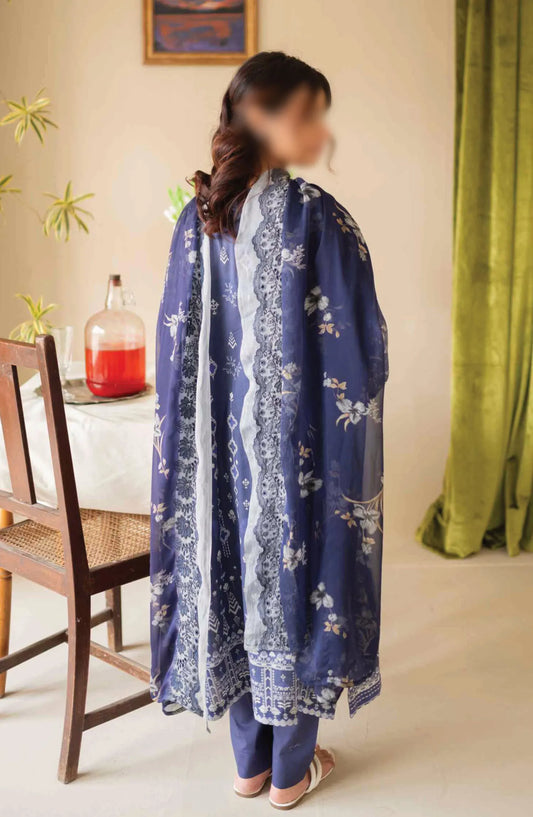 LUXOR Embroidered Luxury Lawn Collection 2024 - D 8149